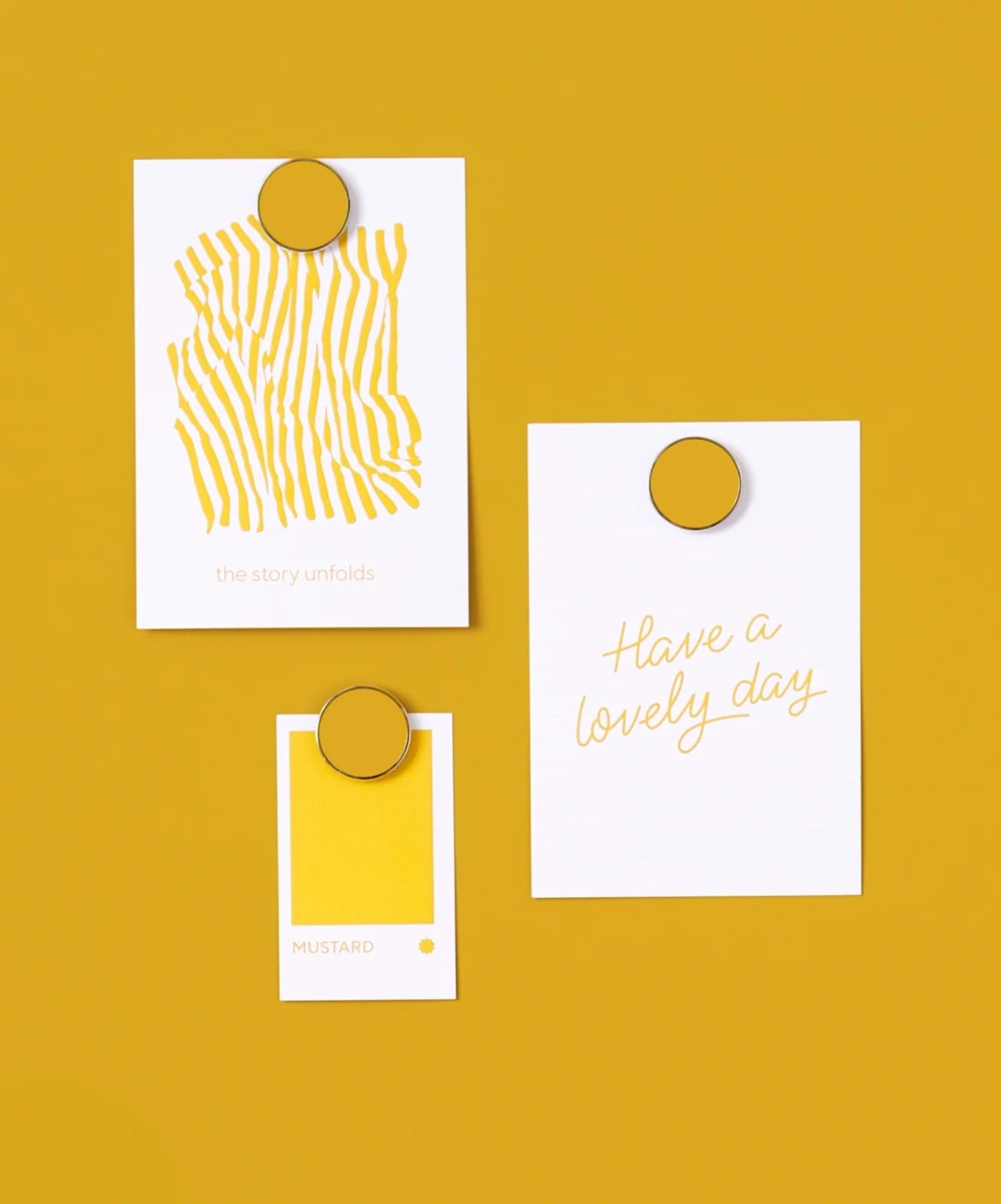 Mustard Made  The Buttons - Magneten - Oosterlinck Home