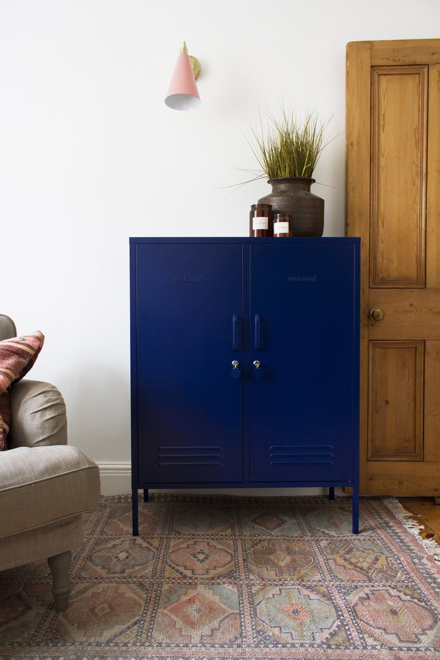 Mustard Made locker Midi Navy - Oosterlinck
