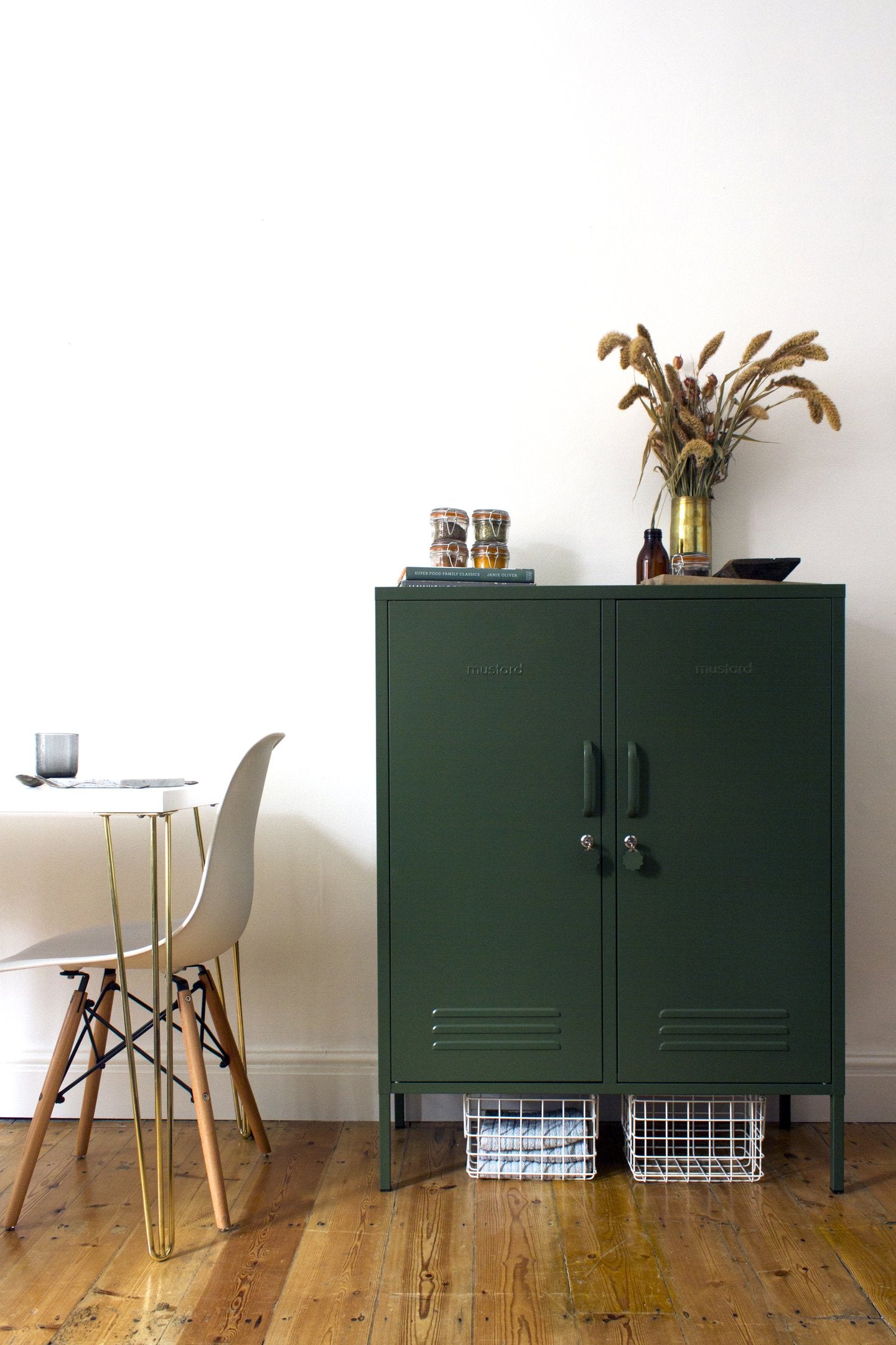 Mustard Made locker Midi Olive - Oosterlinck