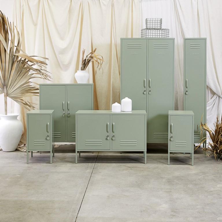 Mustard Made locker Midi Sage - Oosterlinck