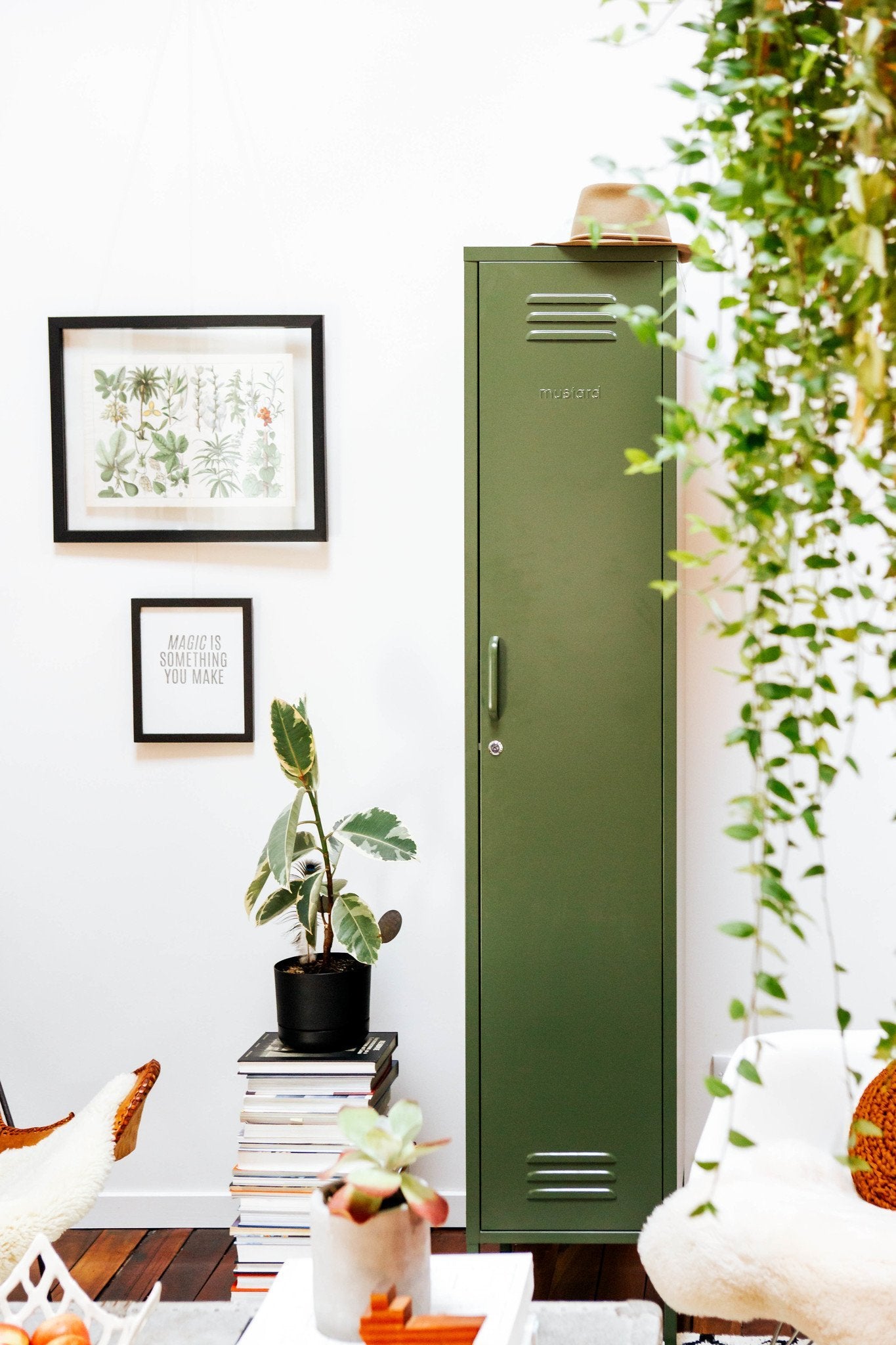 Mustard Made locker Skinny Olive - Oosterlinck