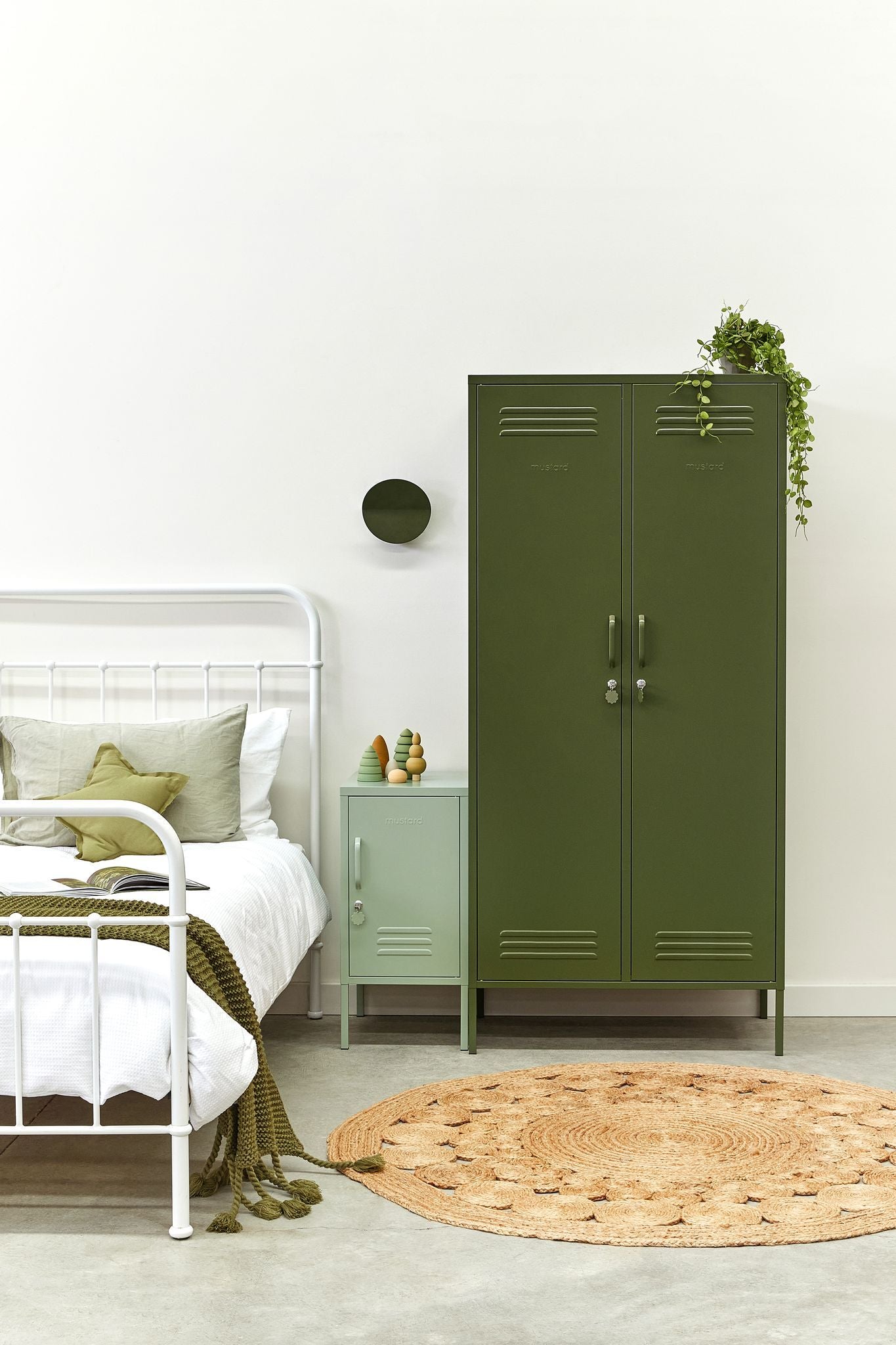 Mustard Made locker Twinny Olive - Oosterlinck