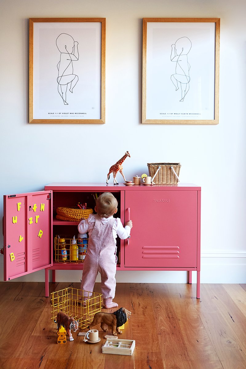 Mustard Made locker Lowdown Berry - Oosterlinck