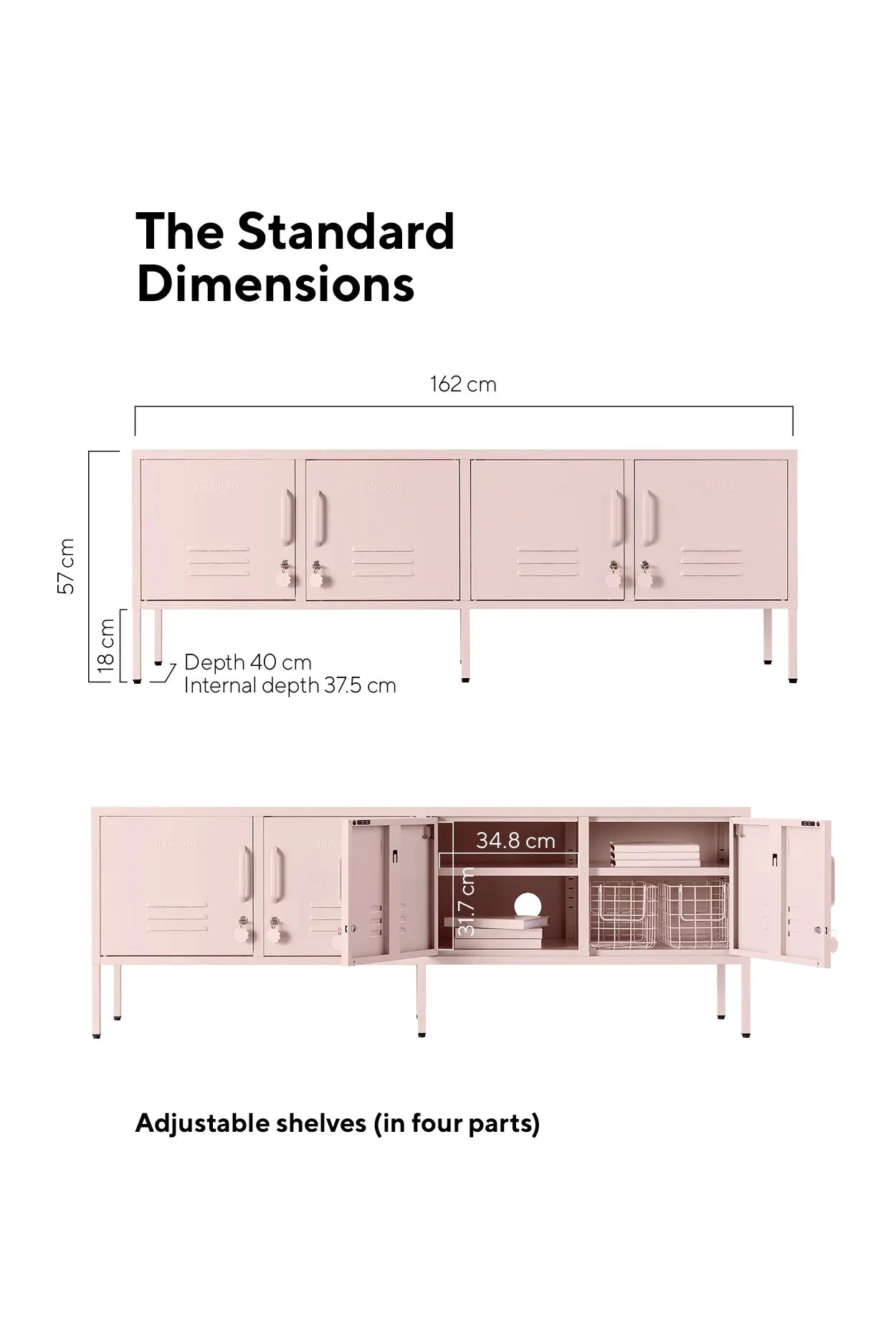Mustard Made locker Standard blush - Oosterlinck