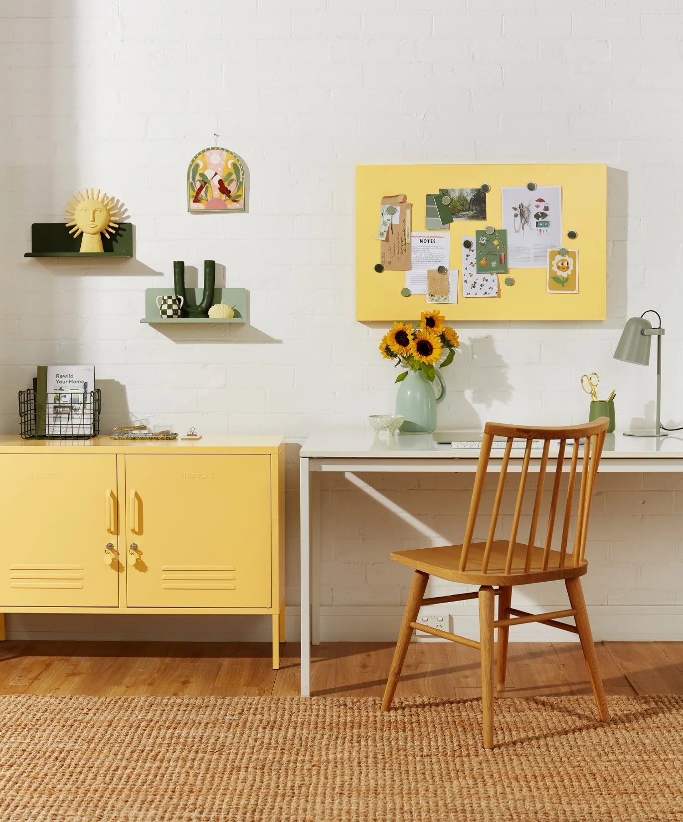 Mustard Made  The Storyboard Butter - Magnetisch bord - Oosterlinck Home