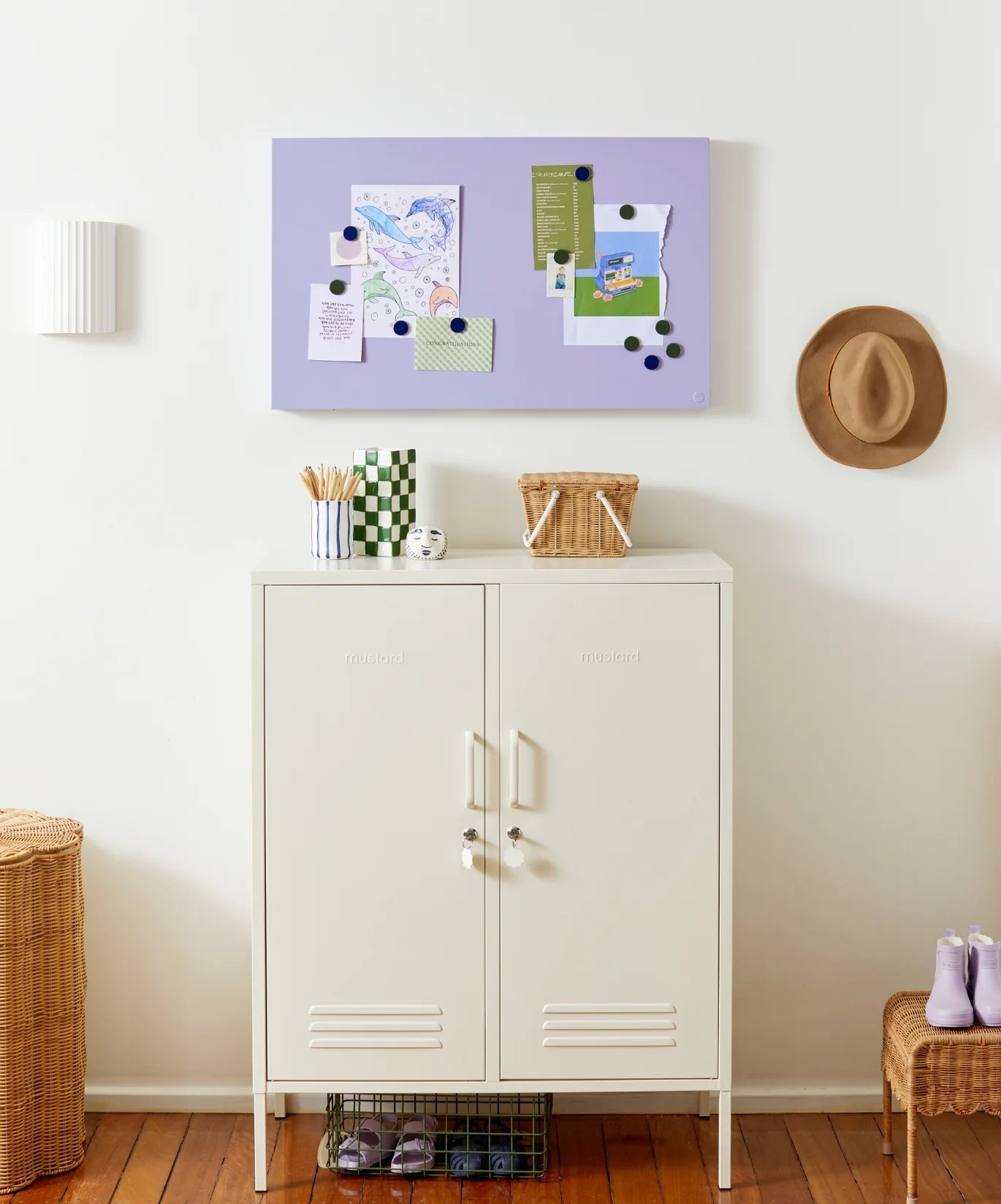 Mustard Made  The Storyboard Lilac - Magnetisch bord - Oosterlinck Home