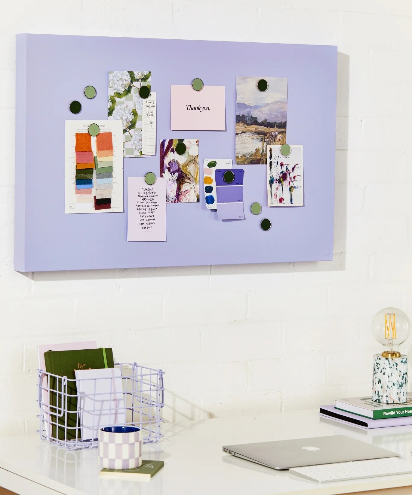 Mustard Made  The Storyboard Lilac - Magnetisch bord - Oosterlinck Home