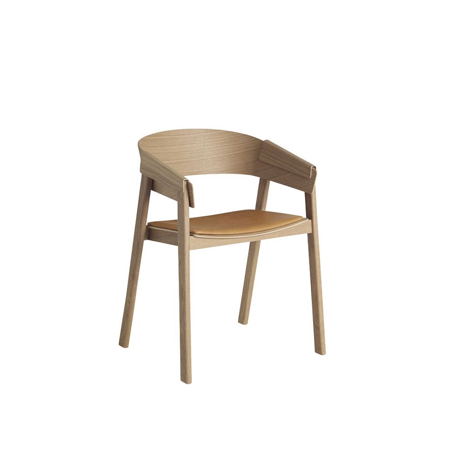 Muuto Cover chair leer - verschillende kleuren - Oosterlinck