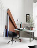 Muuto Fiber armchair swivel base - Oosterlinck