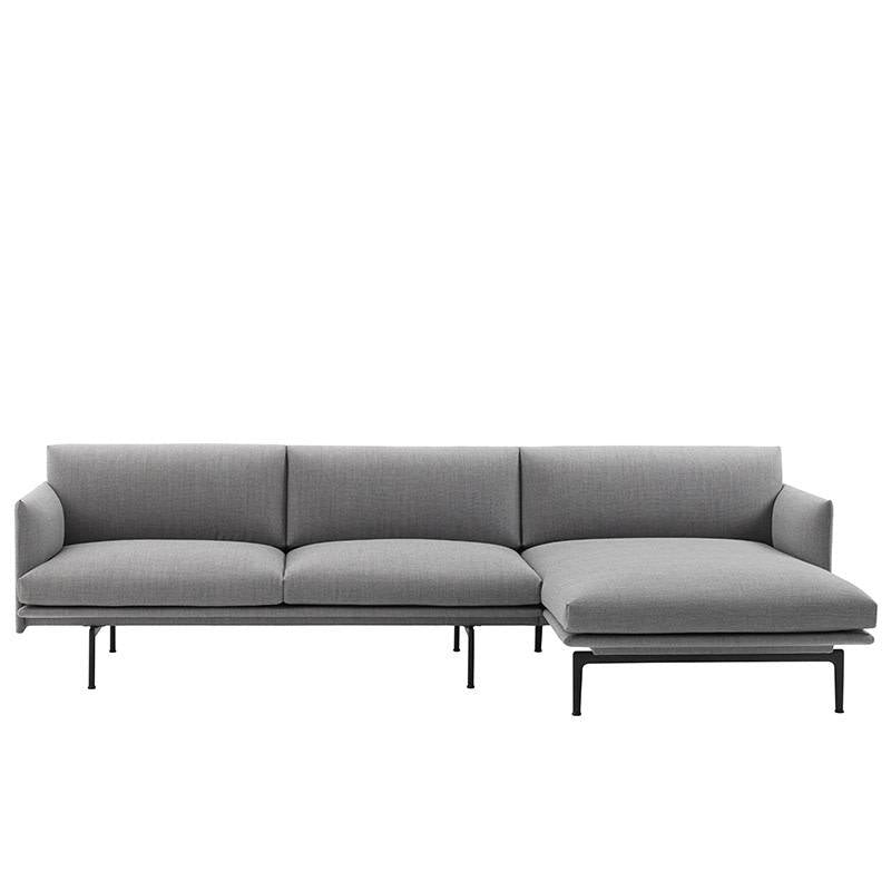 Muuto Outline sofa chaise longue right - Oosterlinck