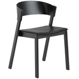 Muuto Cover side chair leer - verschillende kleuren - Oosterlinck