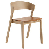 Muuto Cover side chair leer - verschillende kleuren - Oosterlinck