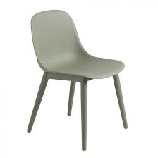 Muuto Fiber side chair wood base