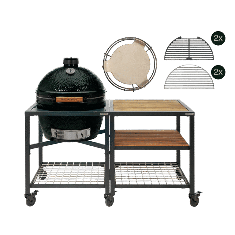 Big Green Egg The Onyx Exra Large Outdoor Kitchen Set Limited Edition