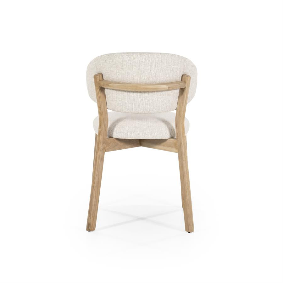 Home  Stoel Mikky gestoffeerd naturel - Oosterlinck Home