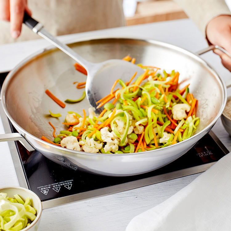 Demeyere Industry Wok 30cm met 2 grepen - Oosterlinck Home