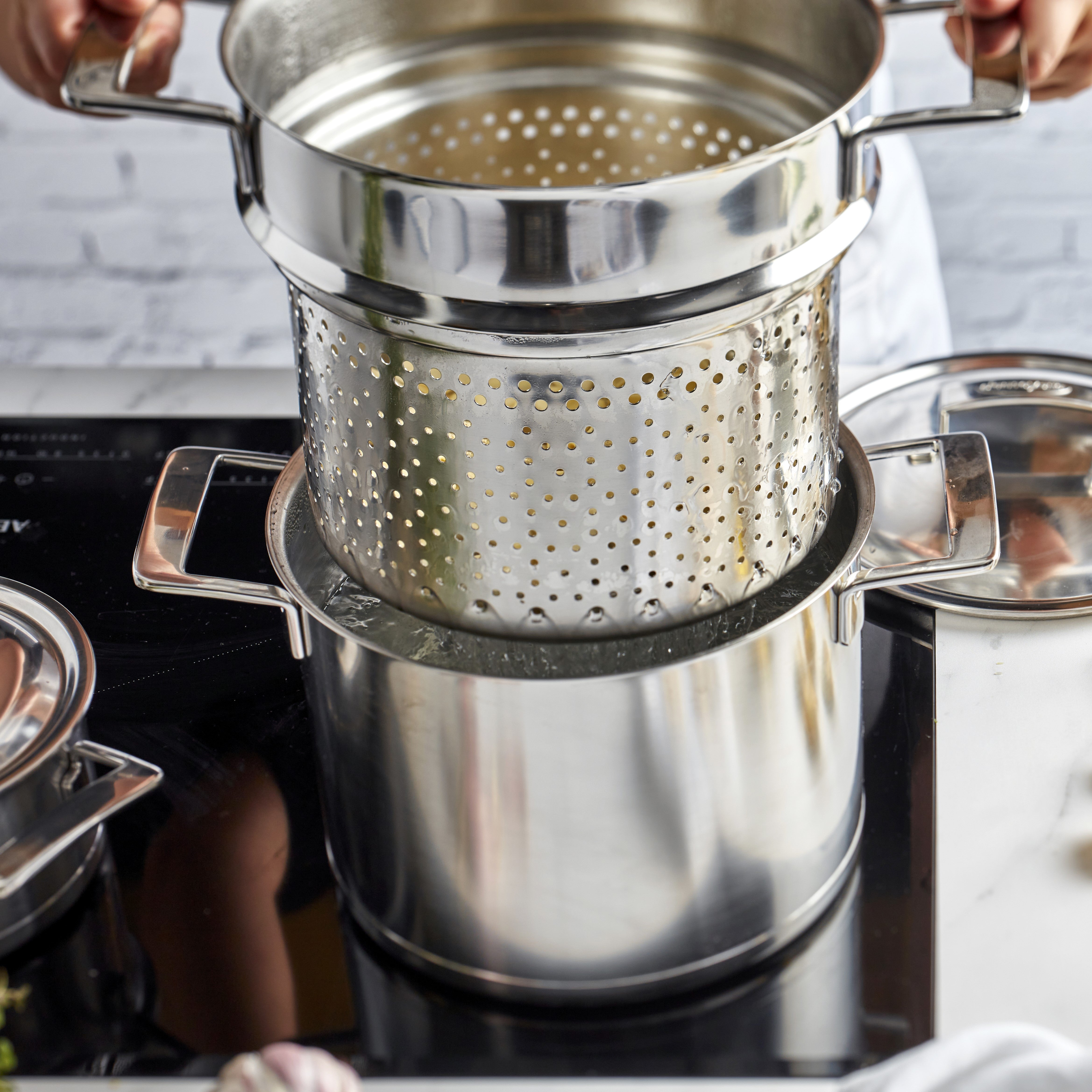 Demeyere Silver soeppot 24cm/8L + gratis pastainzet