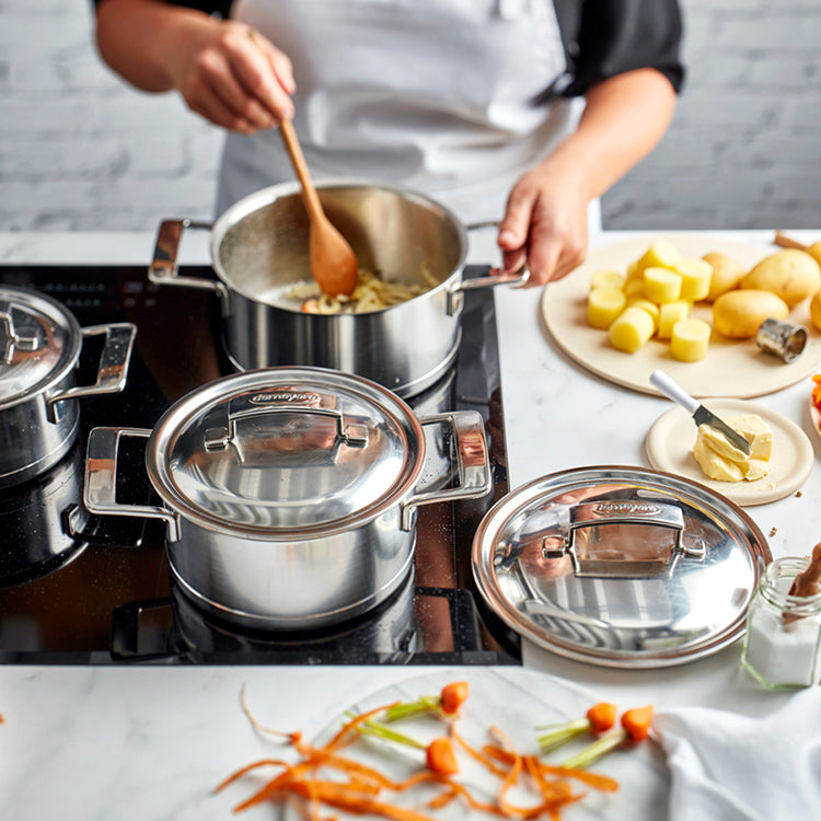 Demeyere Silver 7 kookpot met deksel - verschillende maten - Oosterlinck
