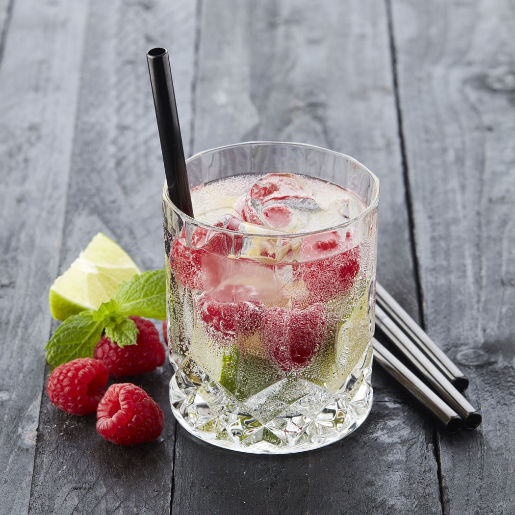 Point Virgule set van 4 herbruikbare cocktailrietjes - verschillende varianten - Oosterlinck