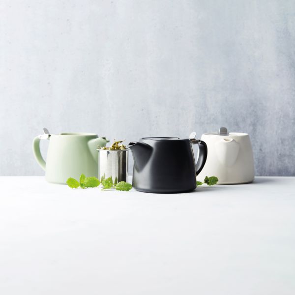Point-Virgule Theepot met zeef mat zwart 500ml - Oosterlinck
