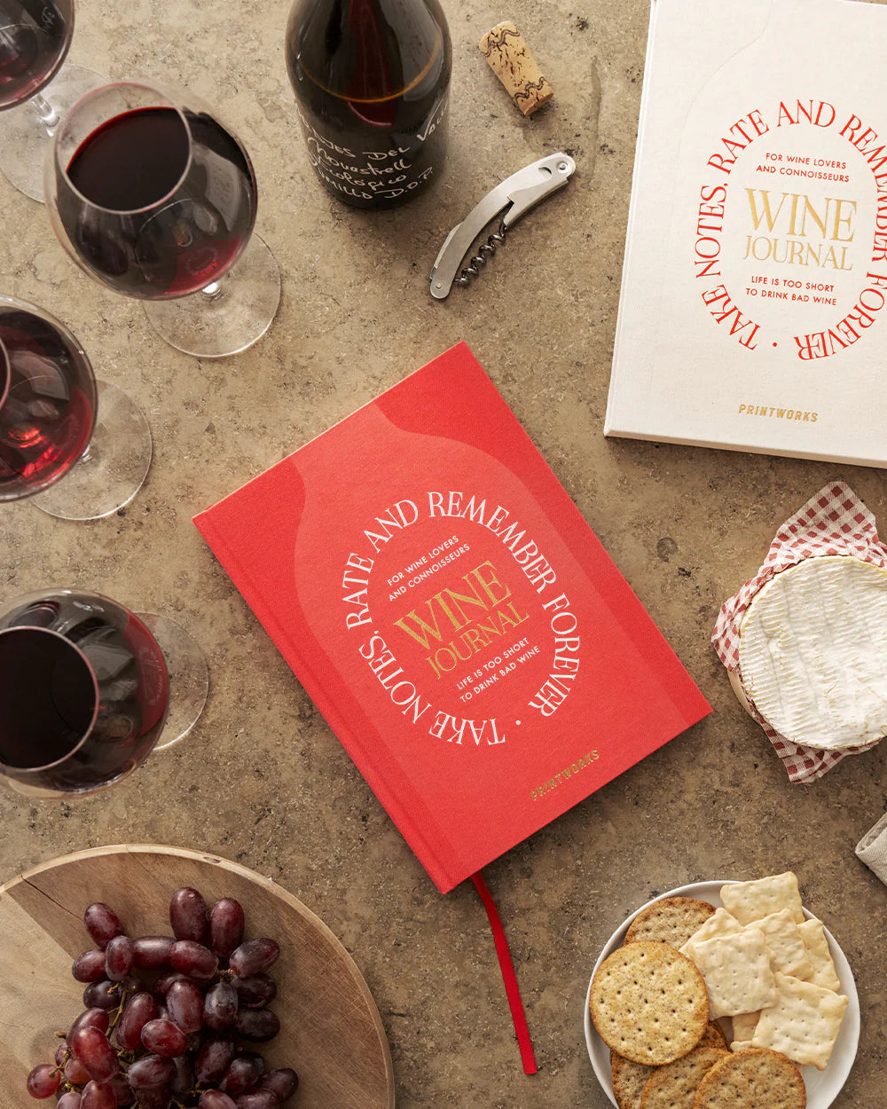 Printworks  Wine Tasting Journal - Oosterlinck Home