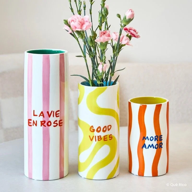 Que Rico Vaas Antonella - Good Vibes - Oosterlinck Home