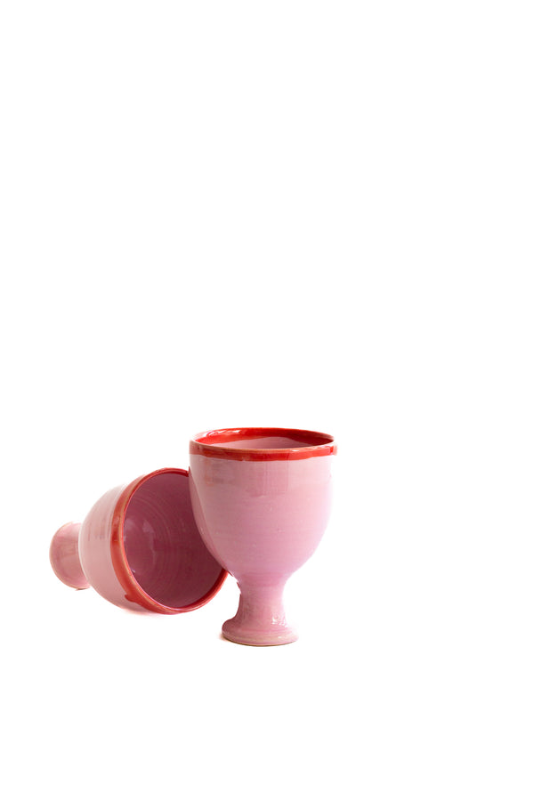 Val Pottery Raquel Cup Pink/Red