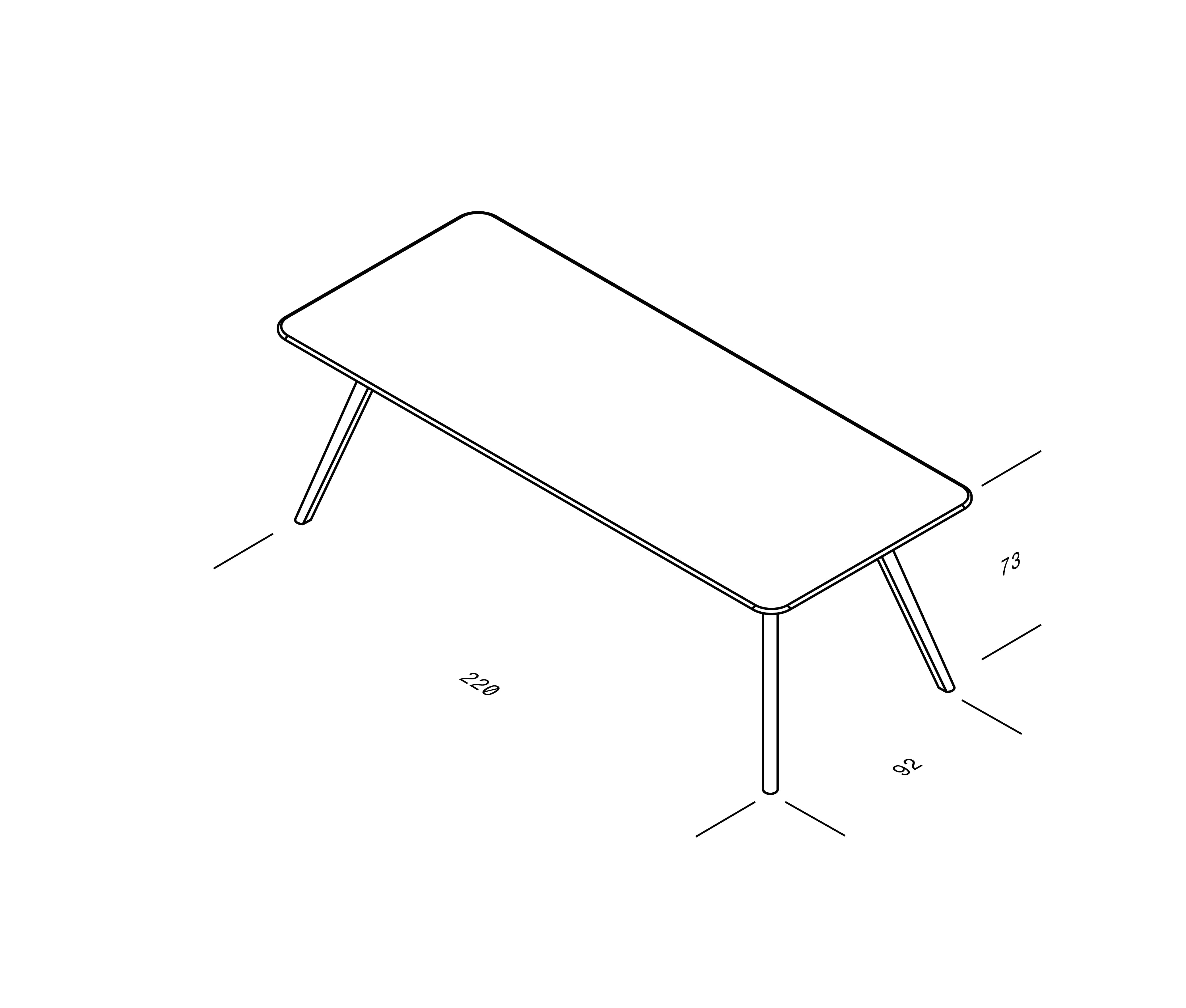 Objekte Unserer Tage  Meyer Table Rechthoekig