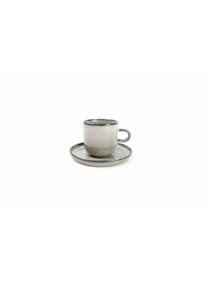 Salt&Pepper Meridian kop 24cl en schotel - Oosterlinck