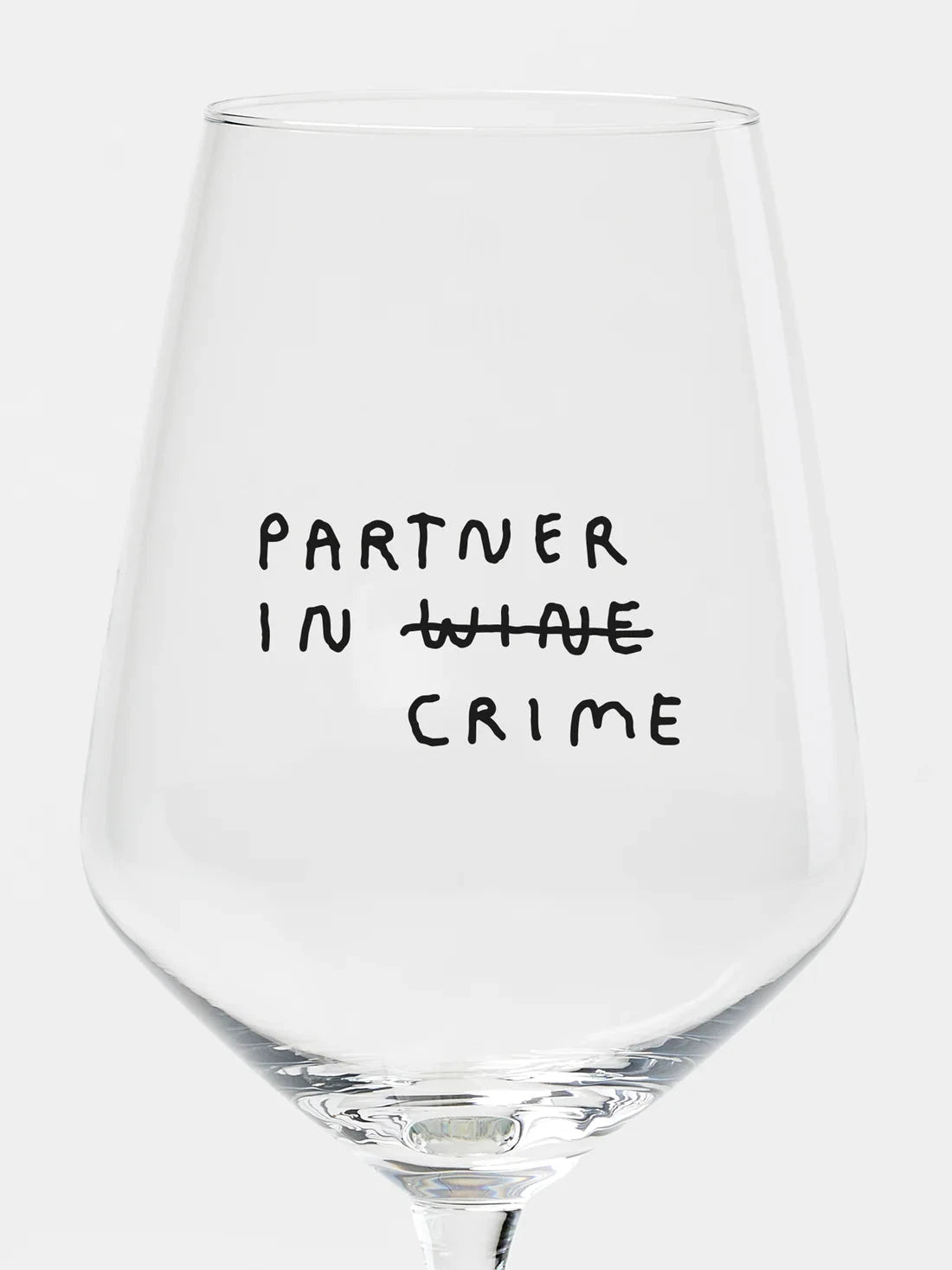 HOLY APEROLY - Glas " Partner in wine " - Oosterlinck