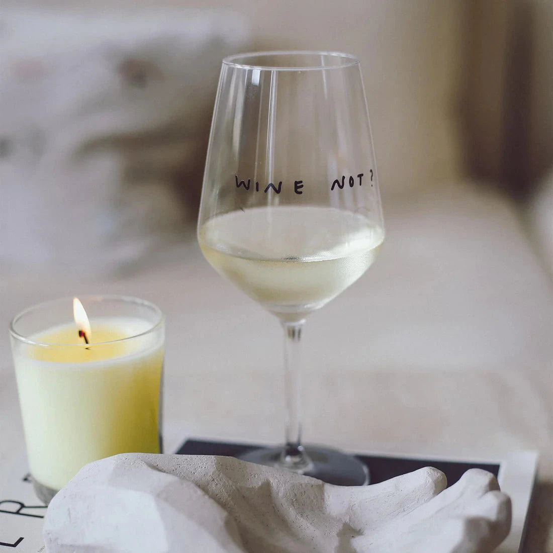 HOLY APEROLY - Glas " Wine not ? " - Oosterlinck