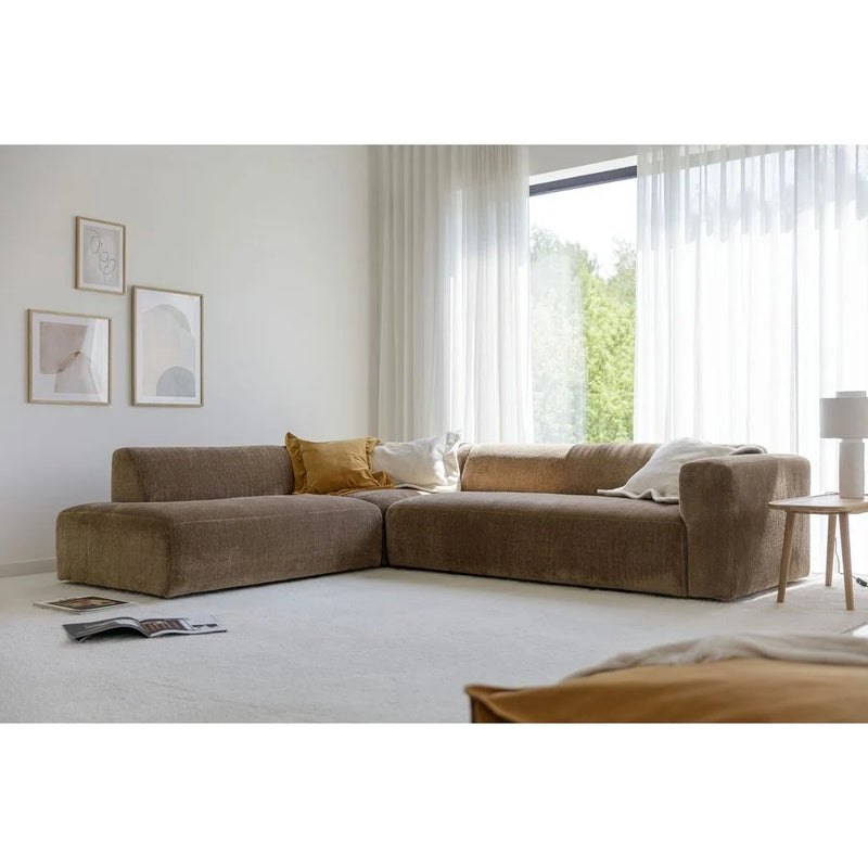 Sits Annie Driezit + chaise longue hoekbank 305cm - Oosterlinck