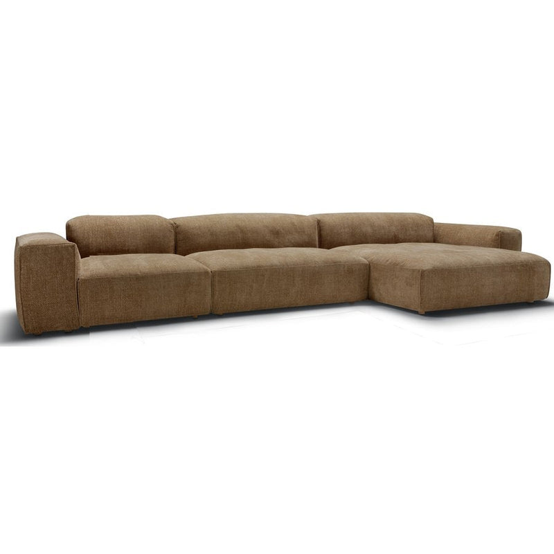 Sits Edda sofa driezit + chaise longue 398cm - Oosterlinck