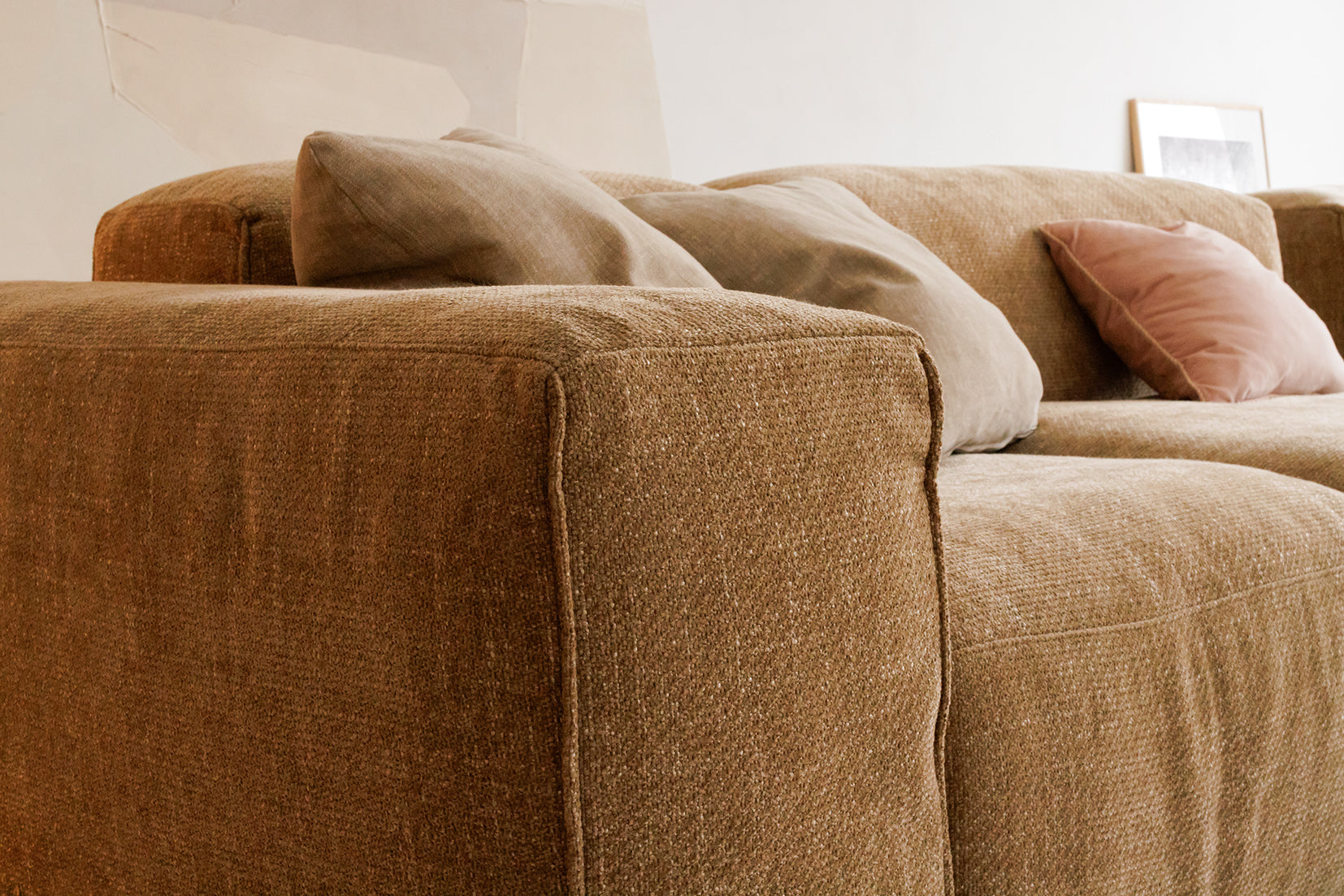 Sits Edda sofa driezit + chaise longue 398cm - Oosterlinck
