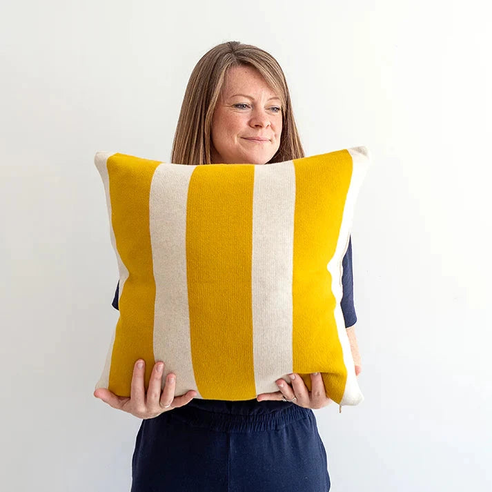 Sophie Home - Kussen Enkel citrus ( cover + vulling) - Oosterlinck