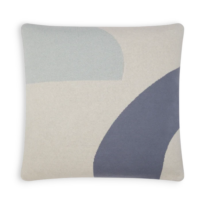 Sophie Home - Kussen Form blue-aqua ( cover + vulling) - Oosterlinck