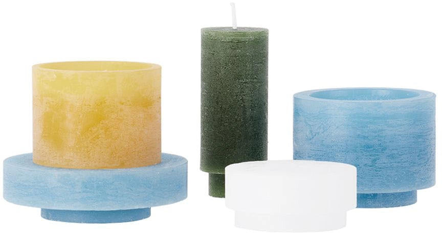 Stan Editions  Stack 03 yellow-blue   -40% - Oosterlinck Home