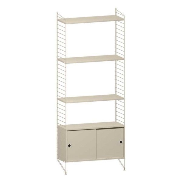 String System hoge kast small beige - Oosterlinck