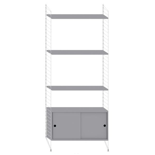 String System hoge kast small grijs - Oosterlinck