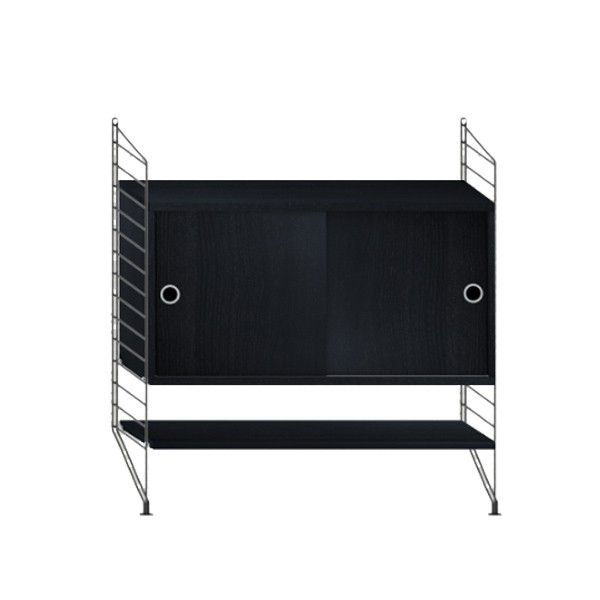 String System dressoir small zwart - Oosterlinck