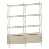 String System hoge kast medium beige - Oosterlinck