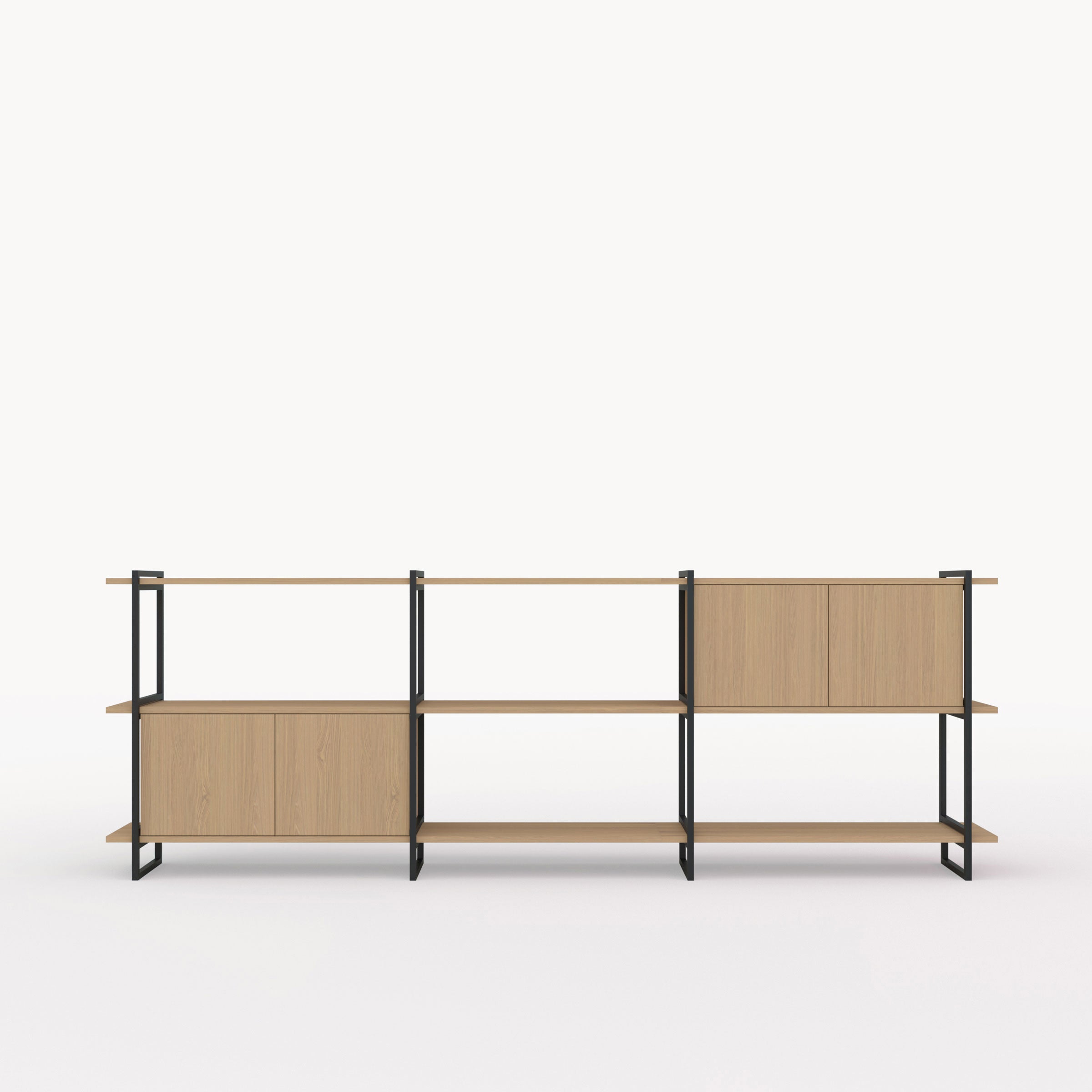 Studio Henk Modular Cabinet MC-3L - zwart frame - verschillende breedtes - Oosterlinck