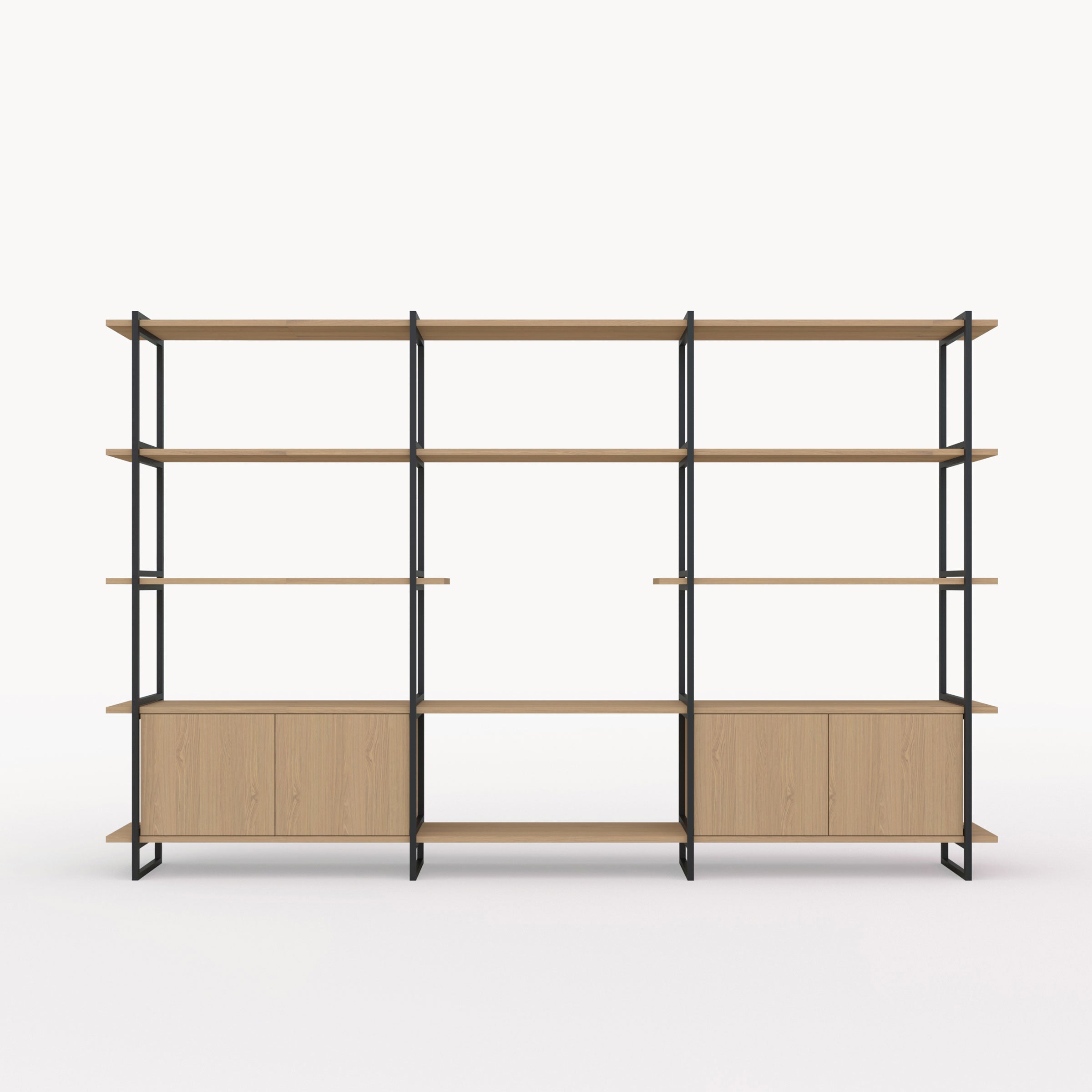 Studio Henk Modular Cabinet MC-5L - zwart frame - verschillende breedtes - Oosterlinck