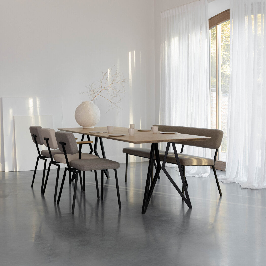 Studio Henk Butterfly tafel 280cm eik - 40% korting - Oosterlinck Home