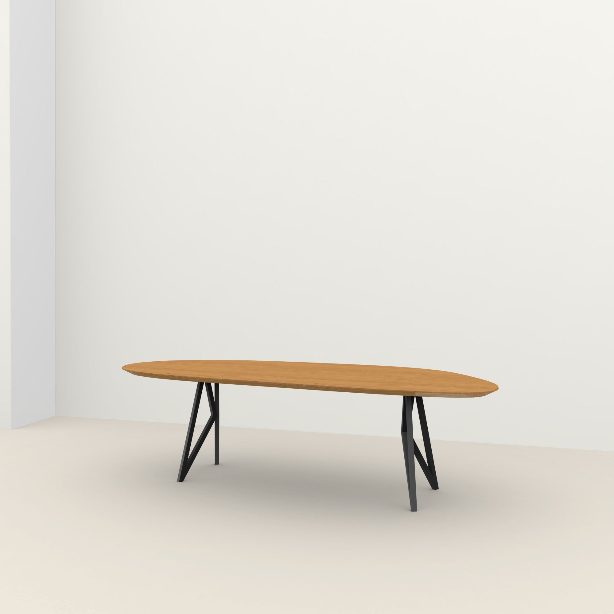 Studio Henk Butterfly tafel verjongd Blob - zwart onderstel - alle formaten - Oosterlinck