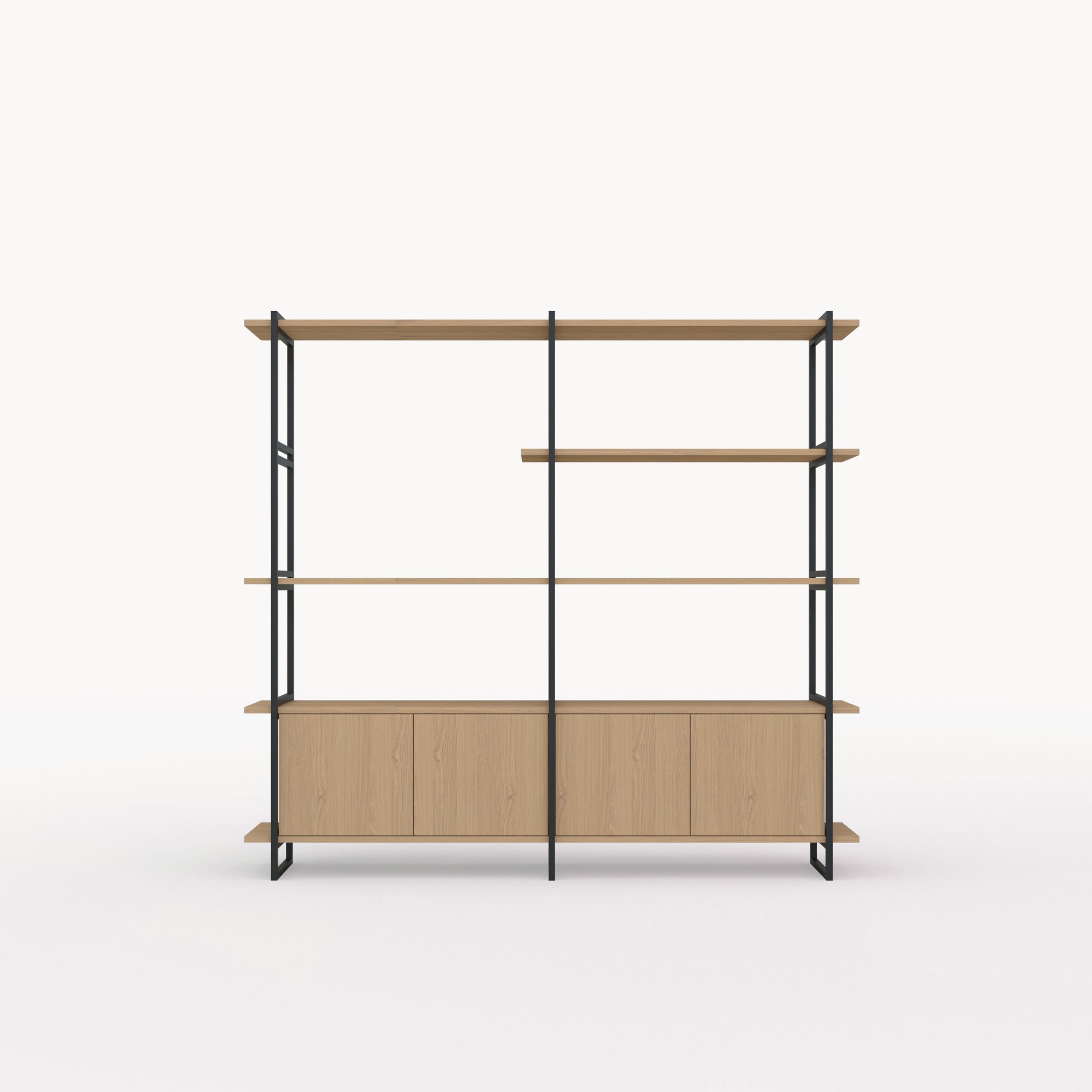 Studio Henk Modular Cabinet MC-5L - zwart frame - verschillende breedtes - Oosterlinck