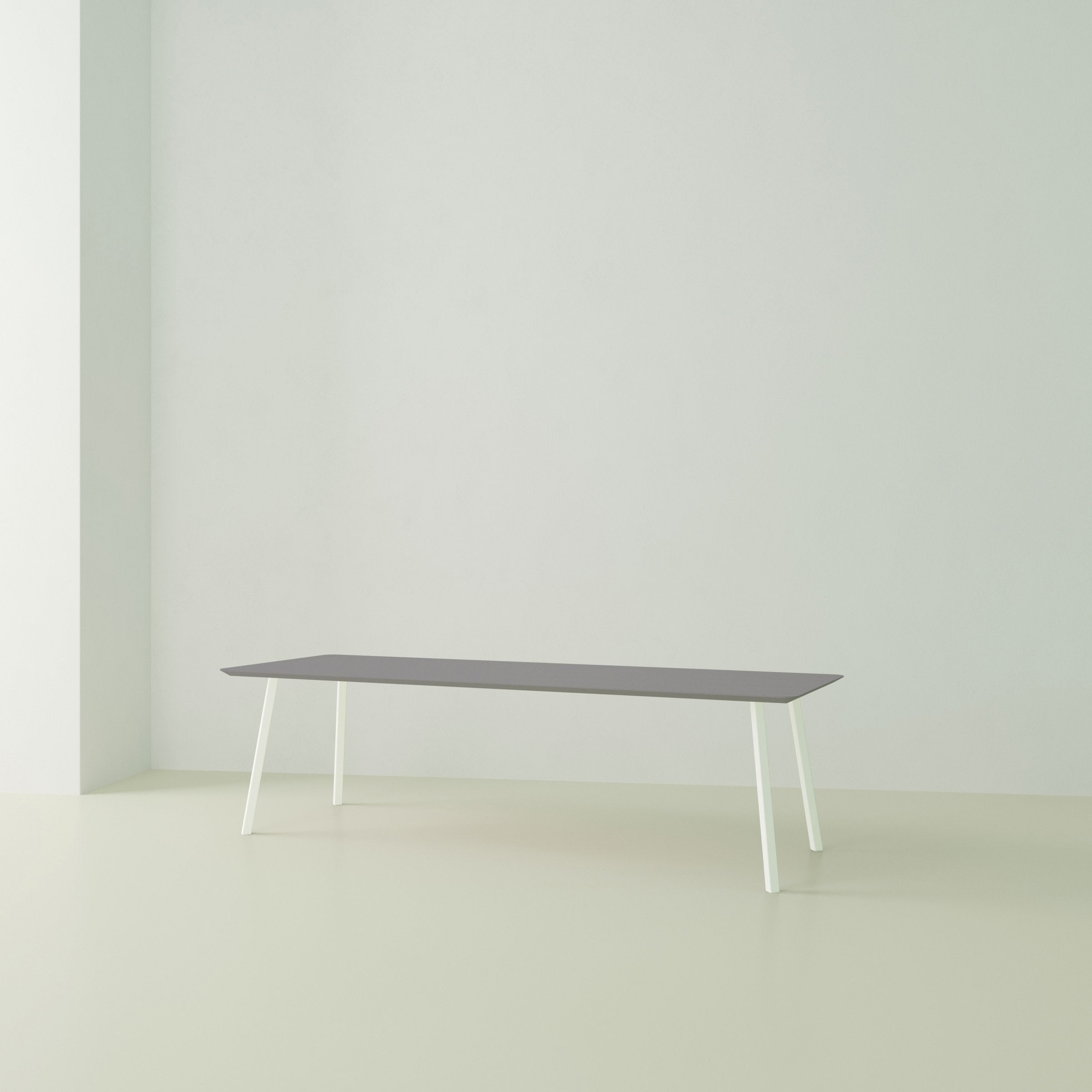 Studio Henk New Classic tafel HPL verjongd - wit onderstel - alle formaten - Oosterlinck