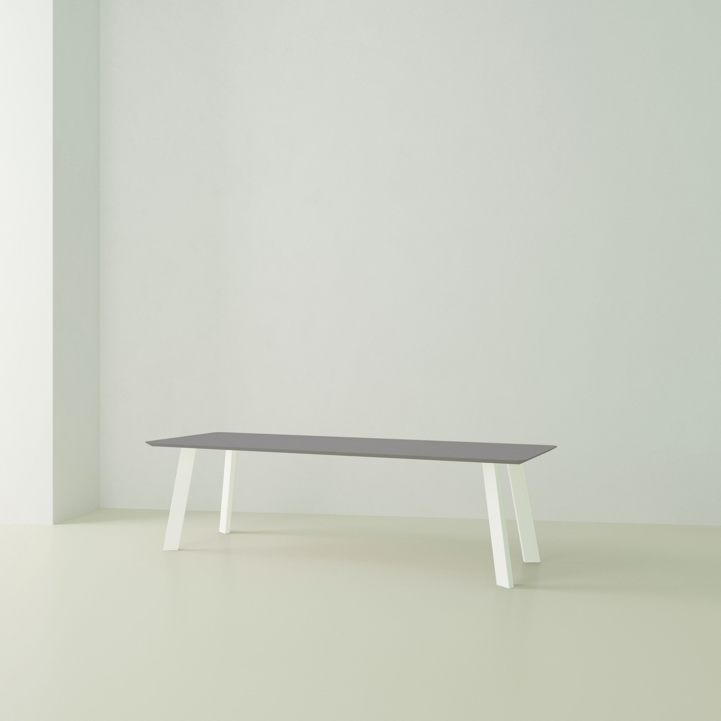 Studio Henk New Co tafel HPL verjongd - wit onderstel - alle formaten - Oosterlinck