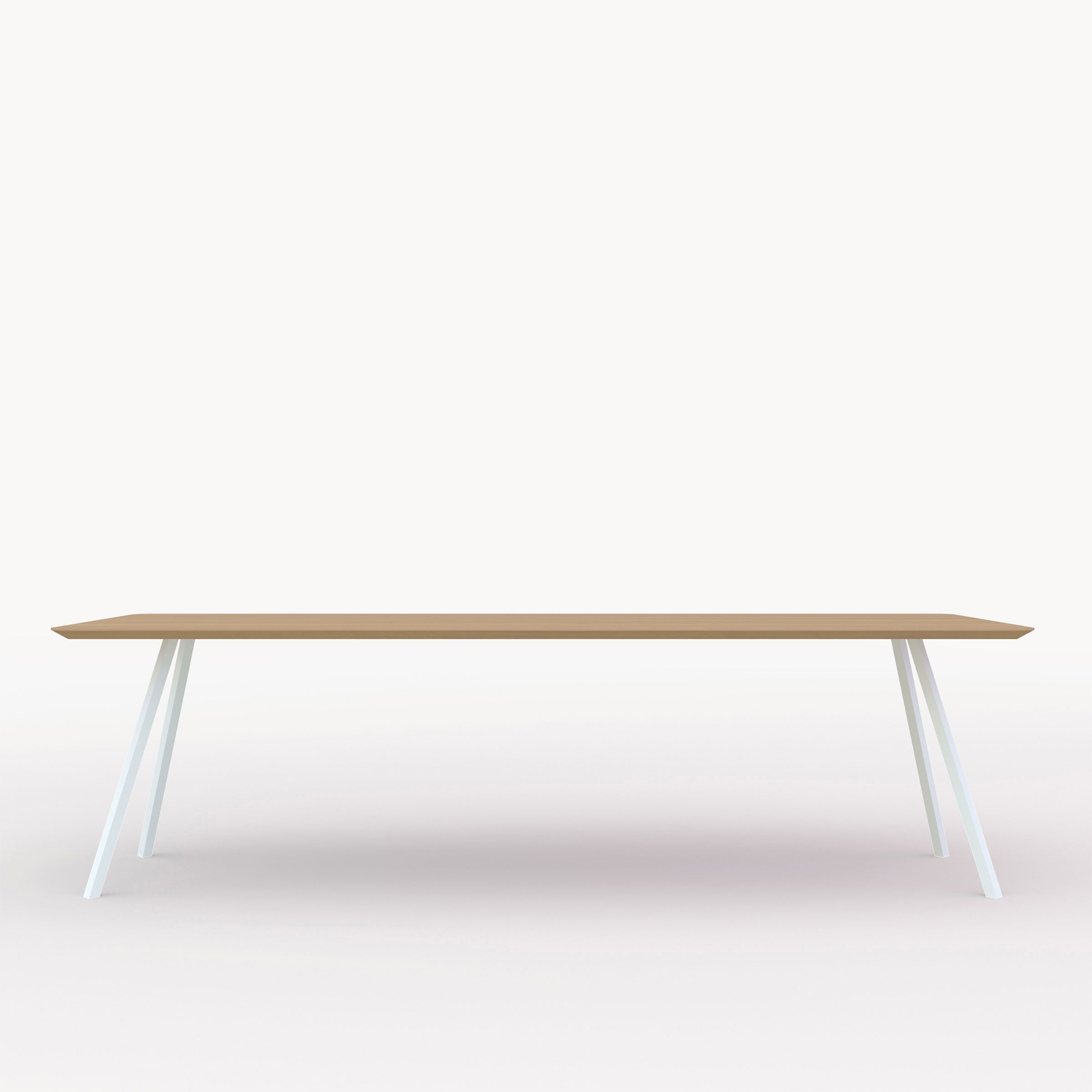 Studio Henk Slim Co tafel verjongd - wit onderstel - alle formaten - Oosterlinck