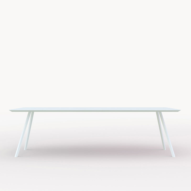 Studio Henk Slim Co tafel verjongd - wit onderstel - alle formaten - Oosterlinck